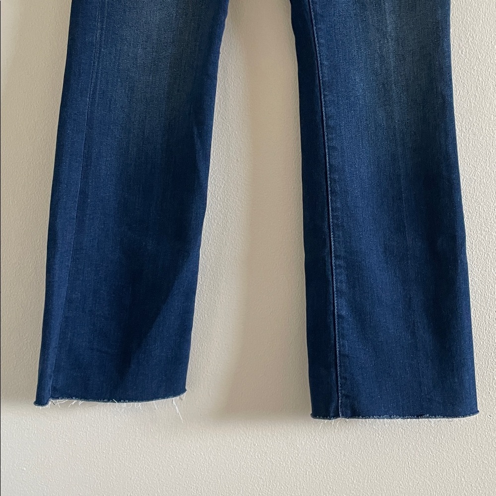 Mother The Hustler Ankle Fray Jeans Women’s Size 26 Home Movies Dark Wash - Picture 5 of 11